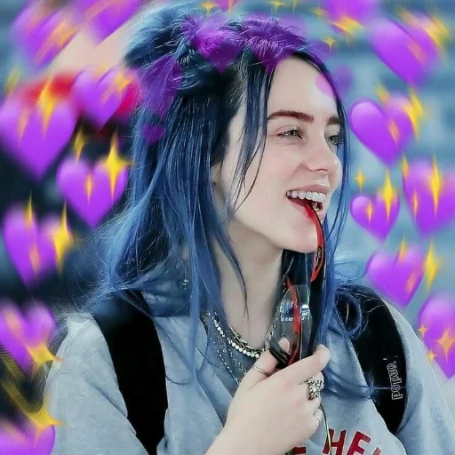 billy eilish, billie eilish, iditov billy eilish, singer billy eilish, billy eilish with blue hair