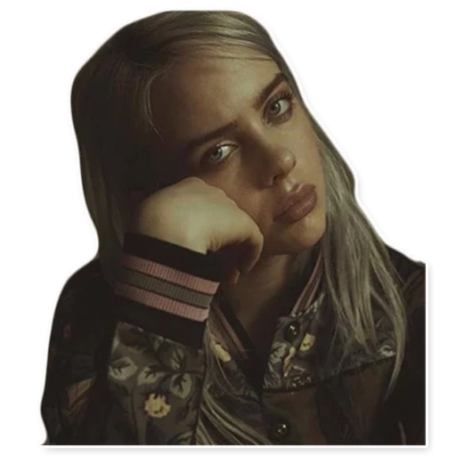 билли айлиш, билли эйлиш, billie eilish, билли эйлиш наклейки, билли айлиш блондинка