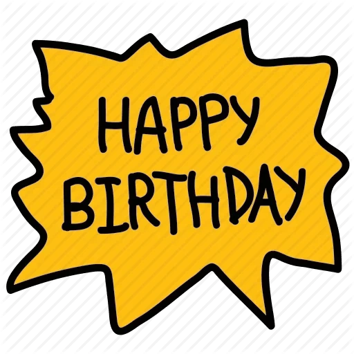 celebrate a birthday, happy birthday, english version, a man's birthday, happy birthday lettering black and white