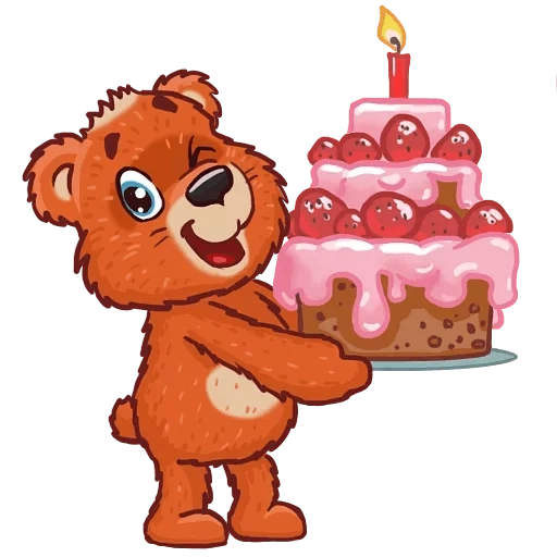 beruang, beruang kecil, hari ulang tahun, selamat ulang tahun misha, feliz cumpleaños lucu