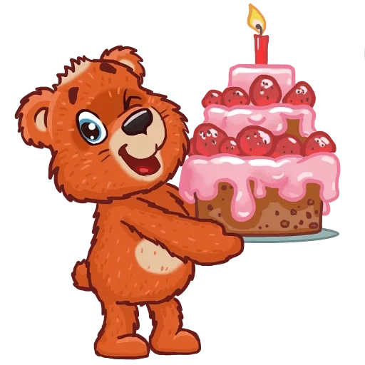 orso, orso, buon brithday, buon compleanno misha, feliz cumpleños carino