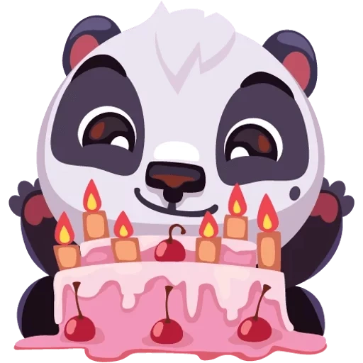 panda, panda rensha, feliz cumpleaños