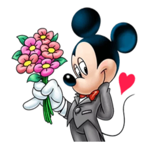mickey mouse, mickey mouse minnie, héros de mickey mouse, fleurs de mickey mouse, mickey mouse flower