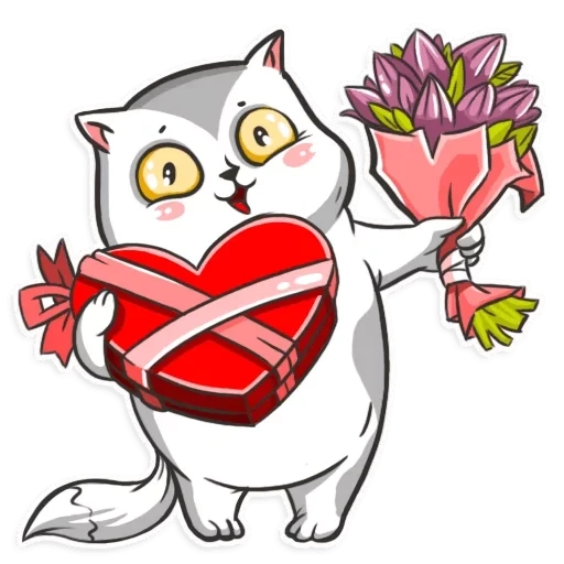 gatti, il gatto è un cuore, l'amore per i gatti, un fiore di gatto, watsap abbracci