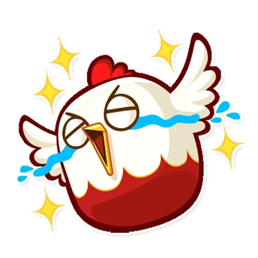 anime, pollo, pájaros enojados, bomba de angry birds