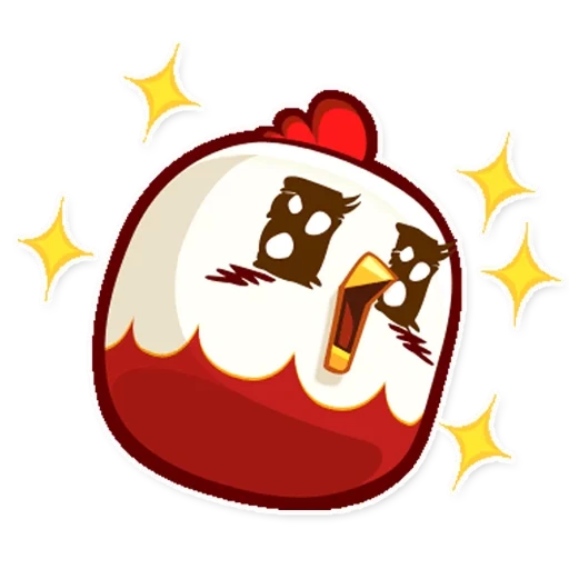 smiling face, new year's, smiley face sticker, sticking chicken ks go