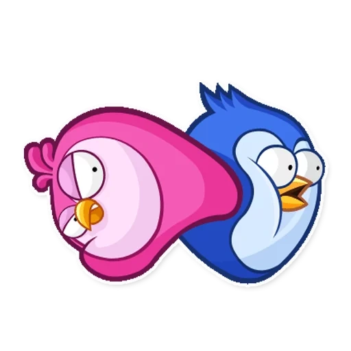 angry birds, hibou karych, oiseaux angry birds, logo de la chanson pingouin, engry berdz blue trinity