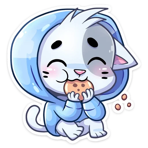 bonito, biscoitos, personagem, biscoitos de gato