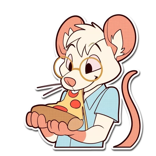 anime, mouse macet, kaki penjepit tikus, tikus kecil, karakter disney