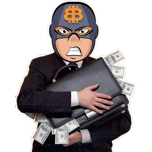 dinheiro, bitboy criptografia, golpistas de dinheiro, portfólio de criptografia, um homem com uma mala de dinheiro