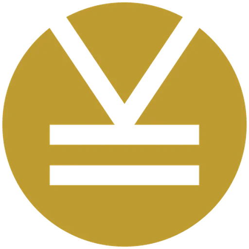 das logo, das emblem, die münzen, meta-abzeichen, vektor-symbole