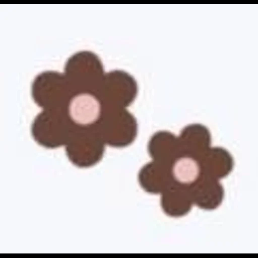 flores, escuridão, flor pequena, flor, ícone de flores marrons