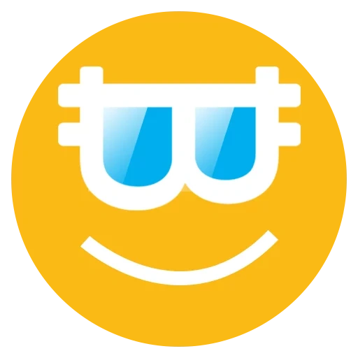 expression glasses, glasses icon, glasses badge, pictogram, smiling face glasses