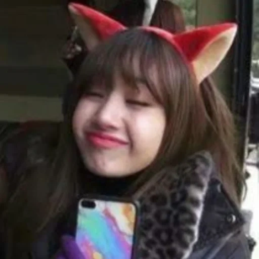 blackpink, lalisa manoban, black pink fox, lalisa manoban mema, emoji fox blackpink