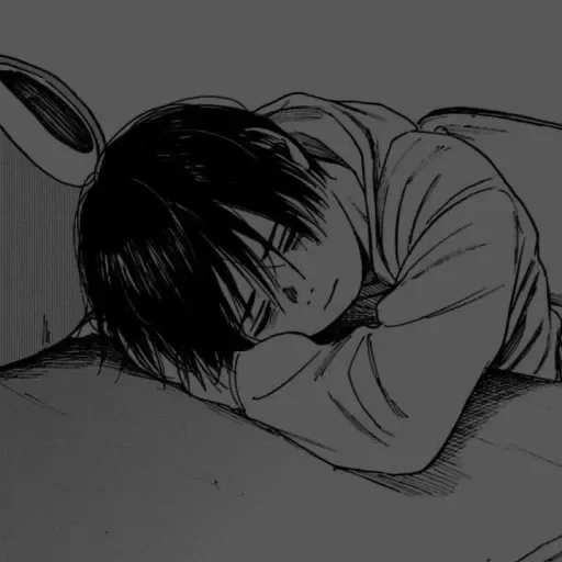 the boy, die deadinsaid, manga anime, comic painting, traurige anime