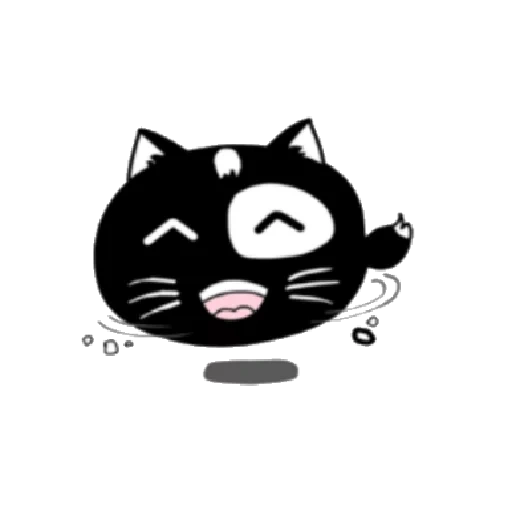 cat, cat smiling face, black cat, black cat with smiling face, the smiling face of the black cat is sapp