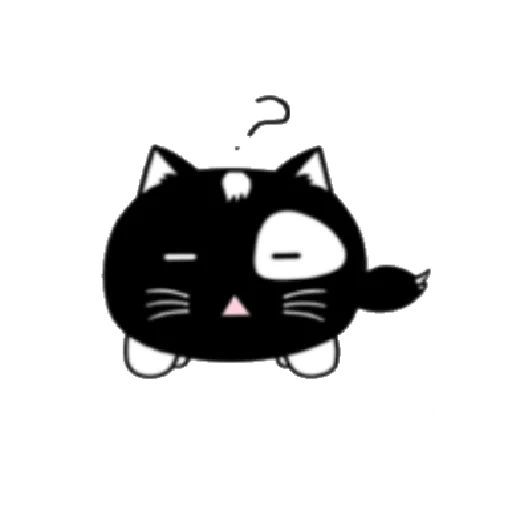 cat, black cat, cat smiling face, black cat, black cat with smiling face