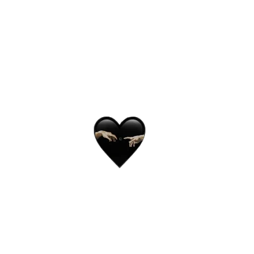corazón negro, corazones negros, corazon pequeño, corazón negro smilik, pequeño corazón de fondo negro