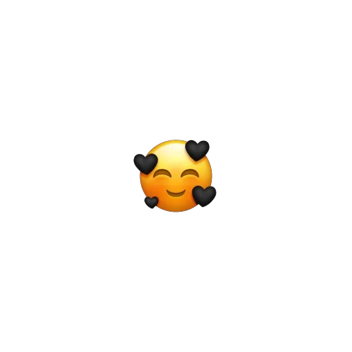 emoji é doce, emoji é fofo, tendência smiley tt, fundo emoji de nariz de fundo preto, smiley black background emoji