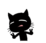 ваниль, черный кот, черный кот ест, чёрный кот viber, смайлик черный кот