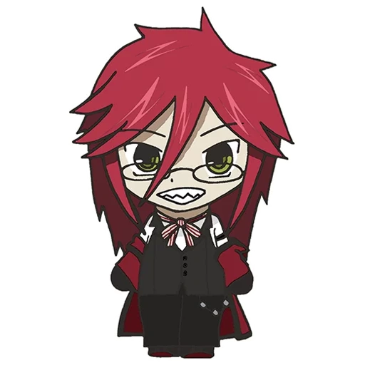 wärmflasche, chibi kugelfisch, grayer sutcliff chibi, dark butler grael sutcliffe, dark butler grayer sutcliffe chibi