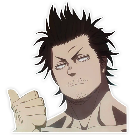 yami sukehiro, personagens de anime, clover preto yami, capitão yami black clover, yami sukehiro black clover