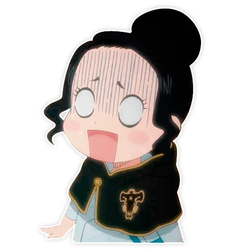 personaggi anime, clover nero charmy, episodio black clover 53, charmy black clover mem, screenshot di trifoglio nero