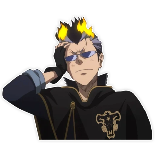 trevo preto, trevo preto, magna de trevo preto, trevo preto preto, anime black clover magn