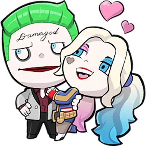 harley quinn, suicide squad, harley quinn joker, joker suicide squad, harley quinn joker chibi