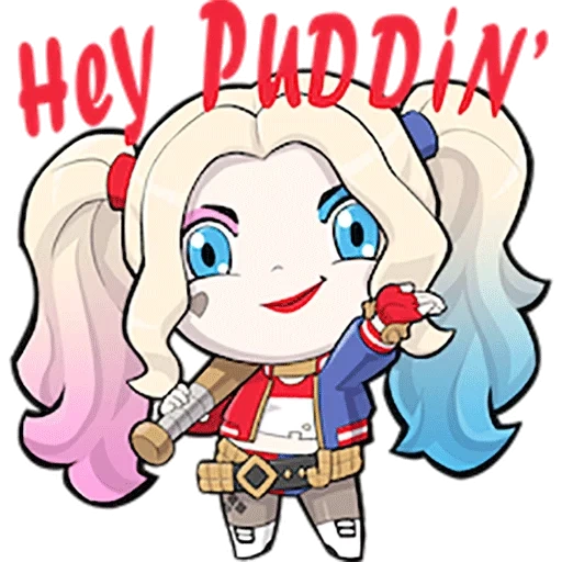 harley, harley quinn, chibi harley quinn, destacamento de suicídio de harley quinn