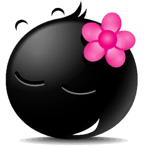 darkness, smiling face, girl, bomb avatar, black smiling face