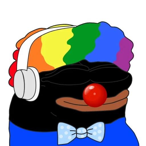 clown, clown pepe, pepe clown, clown pepe khokhol, black overlord