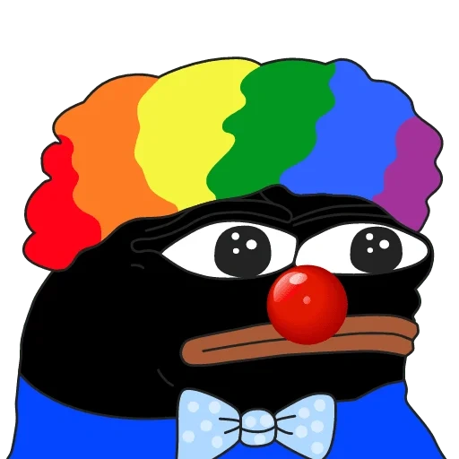 clown pepe, clown pepe, clown pepega, emoji de clown, clown pepe khokhol