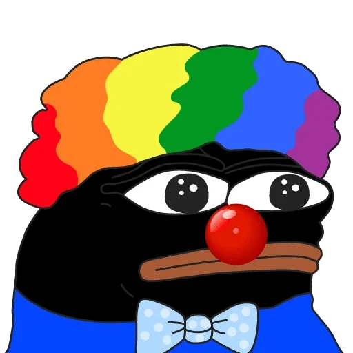 pepe il clown, pepe il clown, peppega clown, emoticon clown, clown pepe hohall