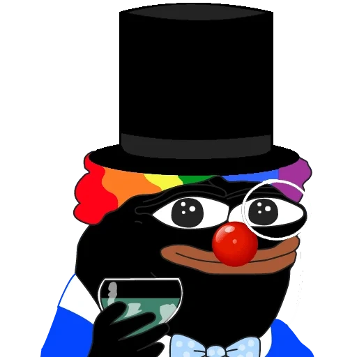 clown pepe, pepe clown, pepega clown, schwarzer clown, clown pepe khokhol