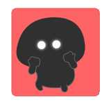 ícone de chat, emblema do crânio, ícone minimalista