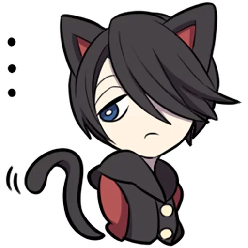 chibi, chibi yatto, deserto de chibi, black kitten