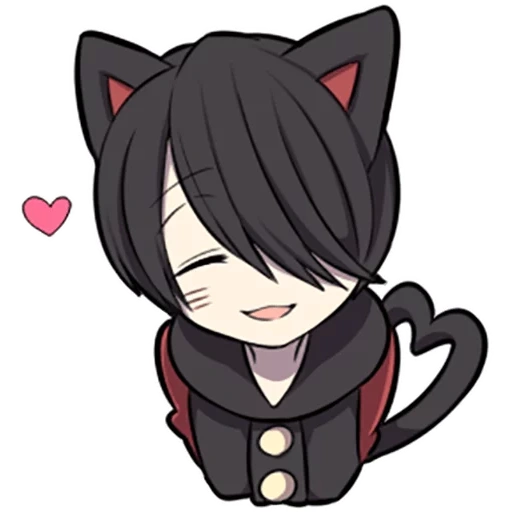 chibi, chibi yato, no chibi, black kitten