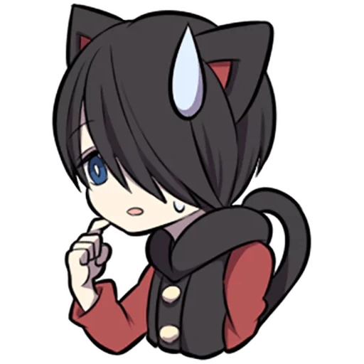 chibi, gattino nero