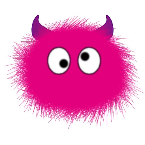 fluffy, fluffs, fluffy ball, fluffy monster, fluffy monster