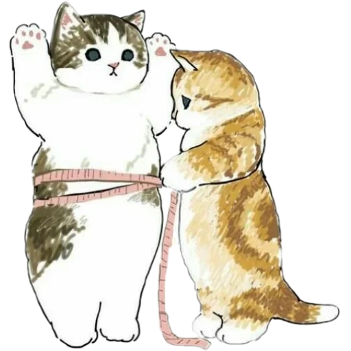 gatti, un gatto, shtosh kitty, illustrazione di un gatto, disegni di gatti carini