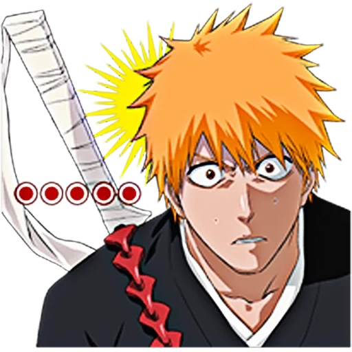 claquement, ichigo kurosaki, ichigo kurosaki senen, ichigo kurosaki render, profil ichigo kurosaki