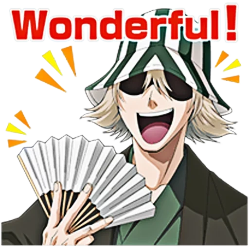 claquement, urahara, blich urahara, personnages d'anime, urahara kisuke pfp