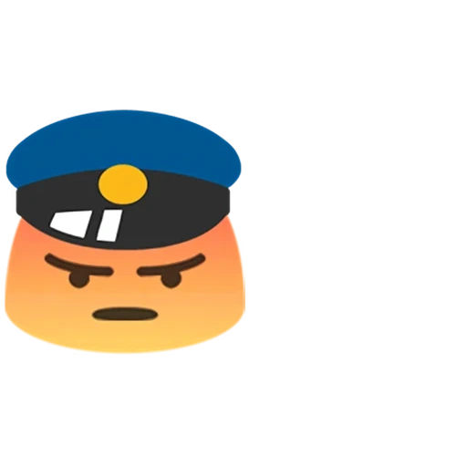 gai emodsi, emoji discórdia, emoji é um policial, smiley é um policial, emoji da polícia discórdia