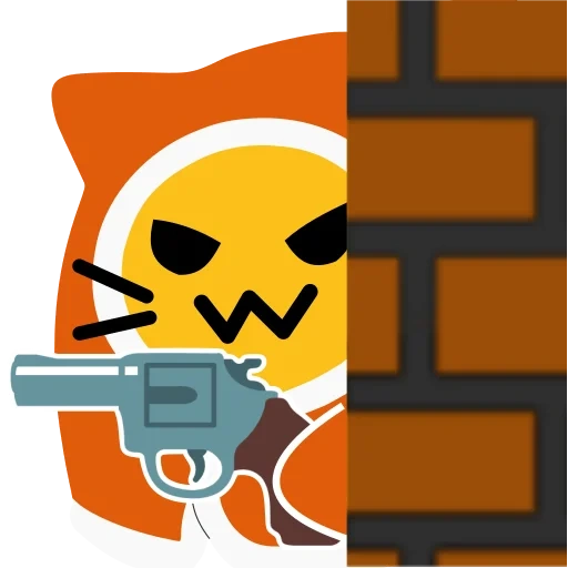 zxcursed, gato de discord de emoji, emoji de pistola de gato, discordia emoji con una pistola