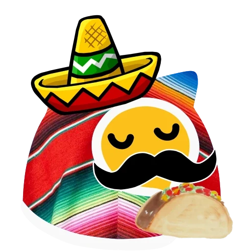 sombrero, cappello sombrero, sombrero emoji, sombrero messico, cappello messicano