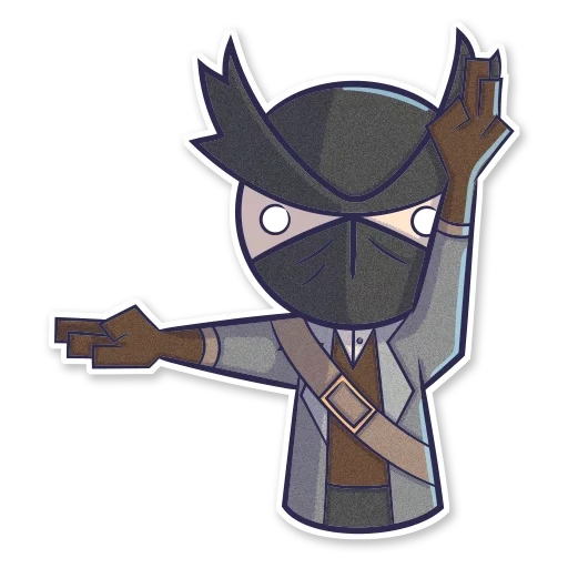 аниме, бэтмен, бладборн, кроу бравл, bloodborne hunter chibi