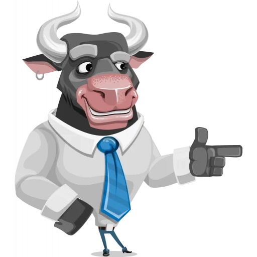 bull, cartoon network, cow illustration, fictional character, popular cows characters