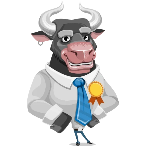 bulls, hombre, cartoon de vaca, red de dibujos animados, ilustración de vaca