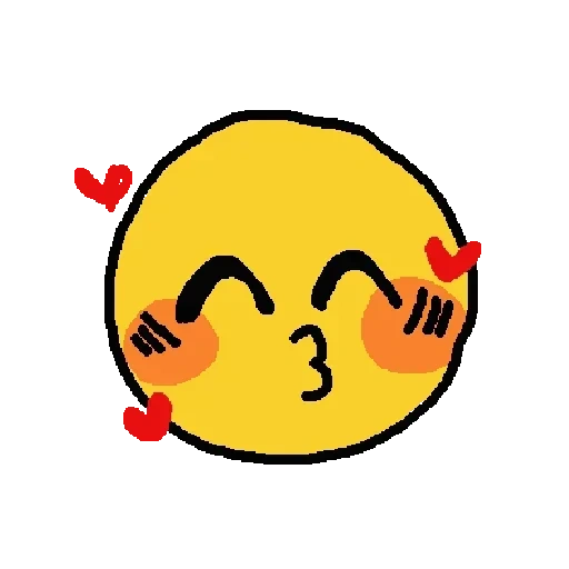 emoji itu manis, smiley sayang, picchi smiley, emoticon yang cantik, emotikon picci yang indah